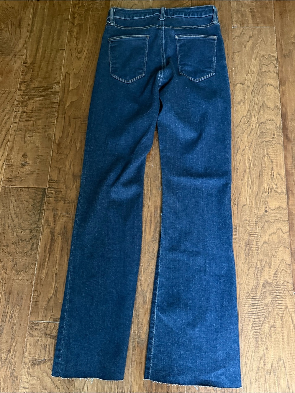 Just Black Denim Dark Blue Flare Jeans - Picture 3 of 9